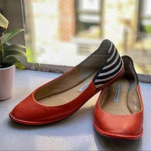 Diane Von Furstenberg Coral Zebra Calf